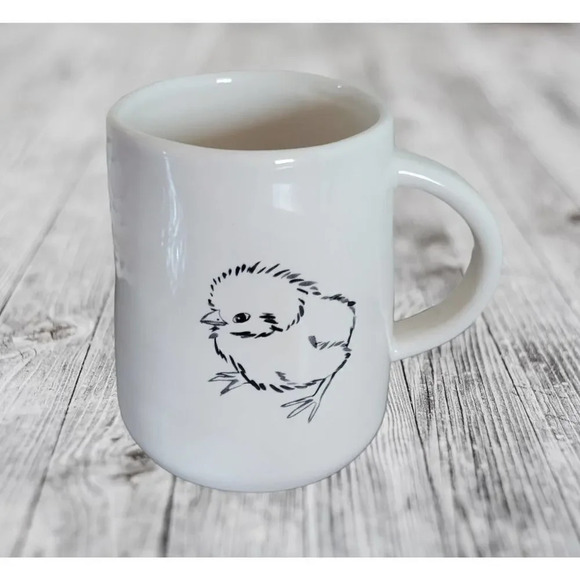 Rae Dunn PEEP PEEP Chick Coffee Tea Mug Cup HTF Easter NEW - Picture 3 of 3